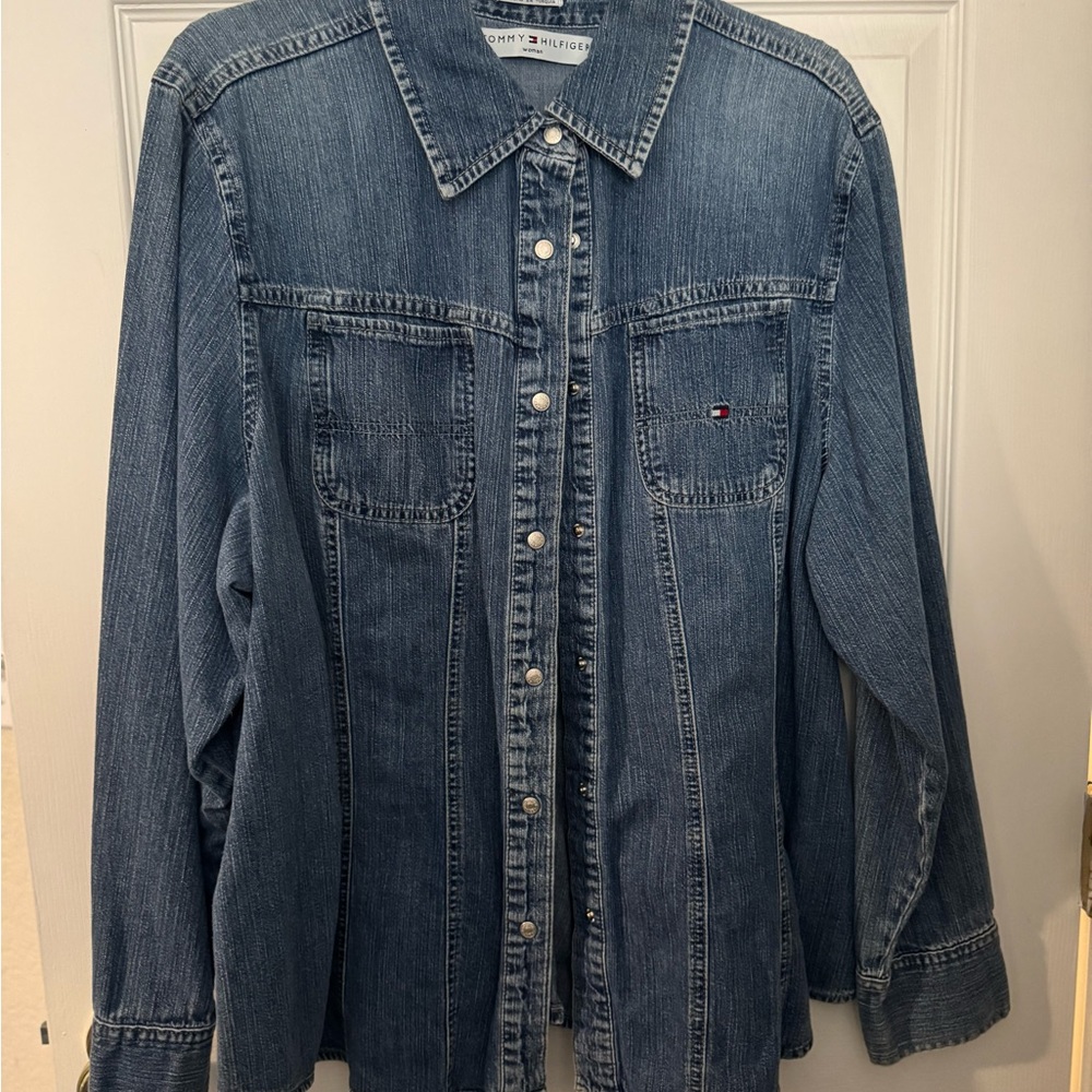Tommy Hilfiger Blue Denim Shirt